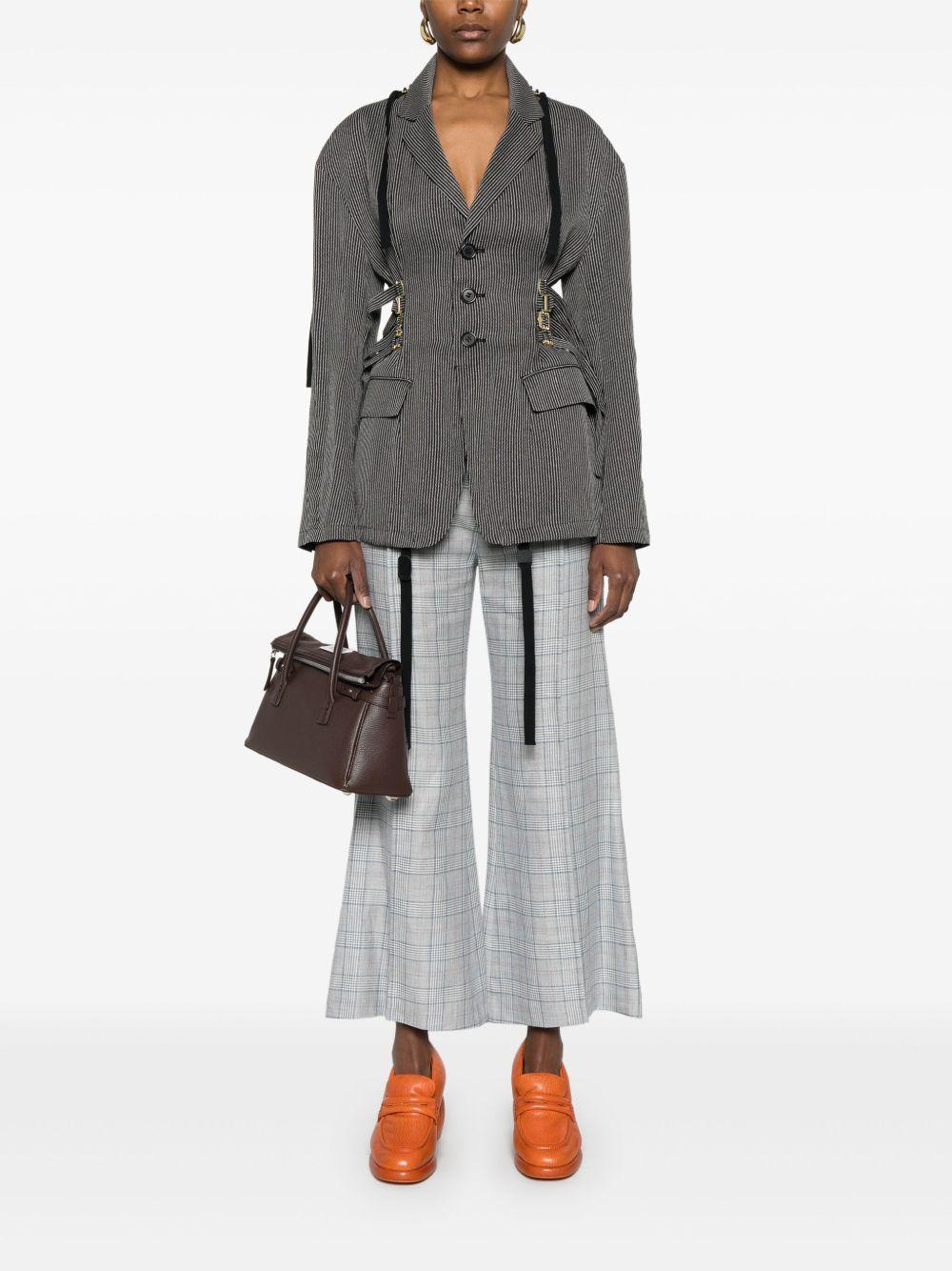 Pantaloni ampi crop 1F01000WW013L P410 MULTI VIVIENNE WESTWOOD