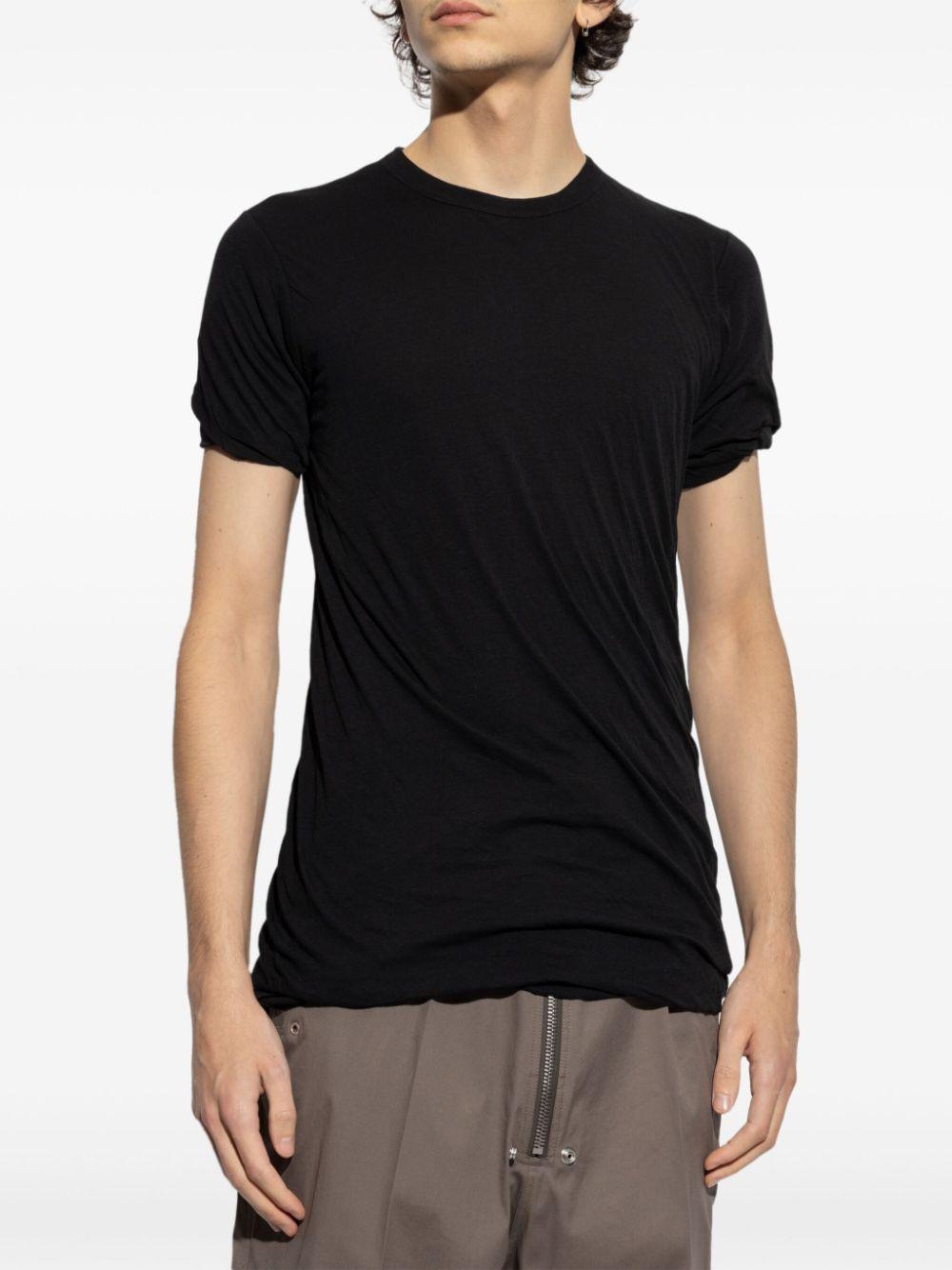 Hollywood T-shirt RU01E5256UC 09 BLACK RICK OWENS