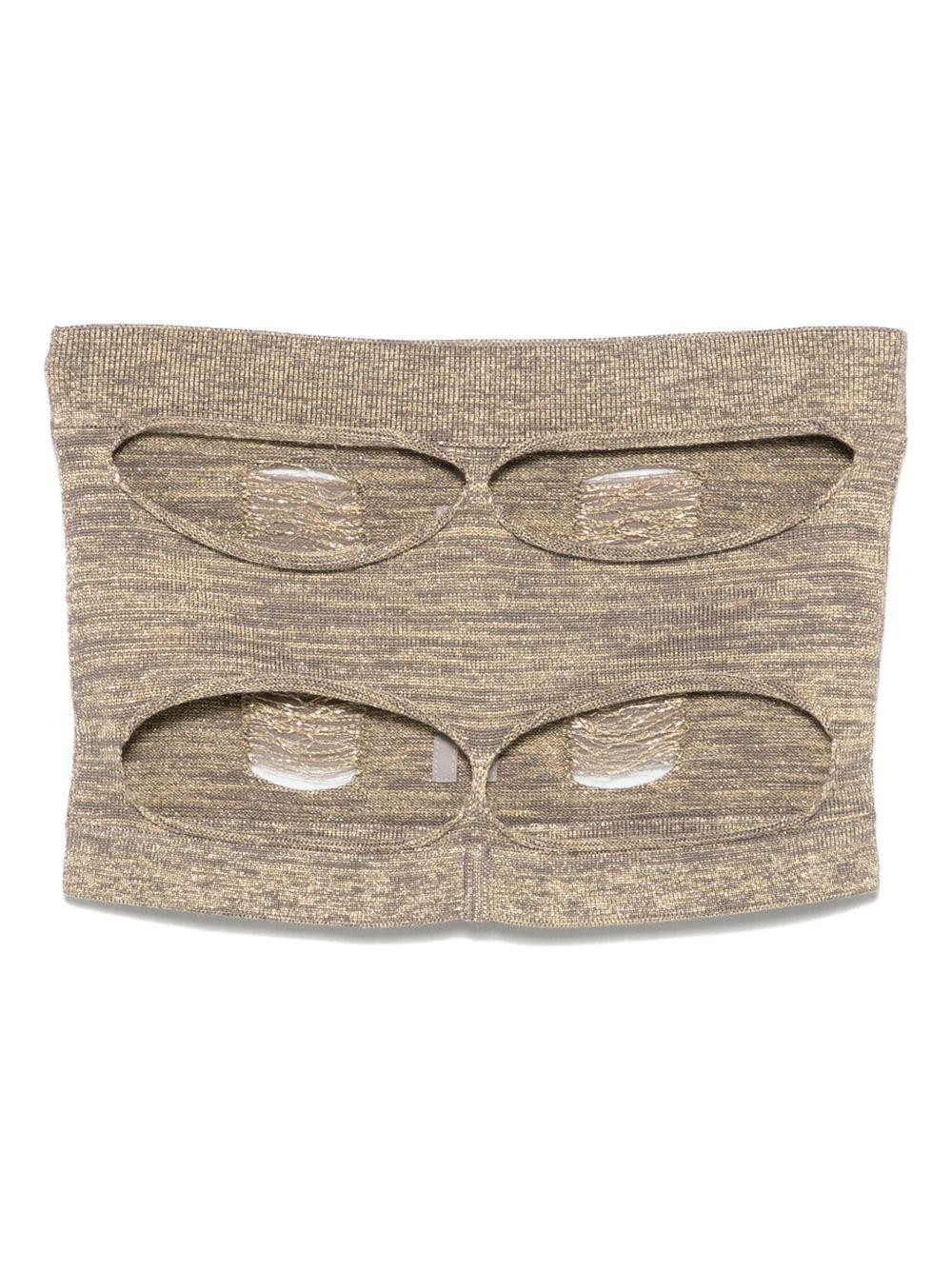 Tanja top RO01E7647KGRIDG 02 GOLD RICK OWENS