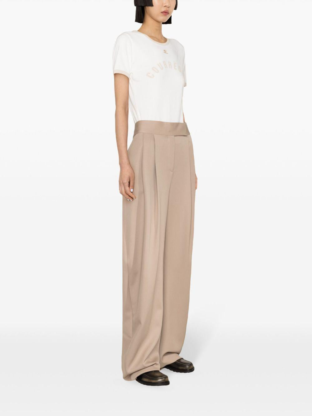 323JTS017JS0093 B086 WHITE OATMEAL COURREGES