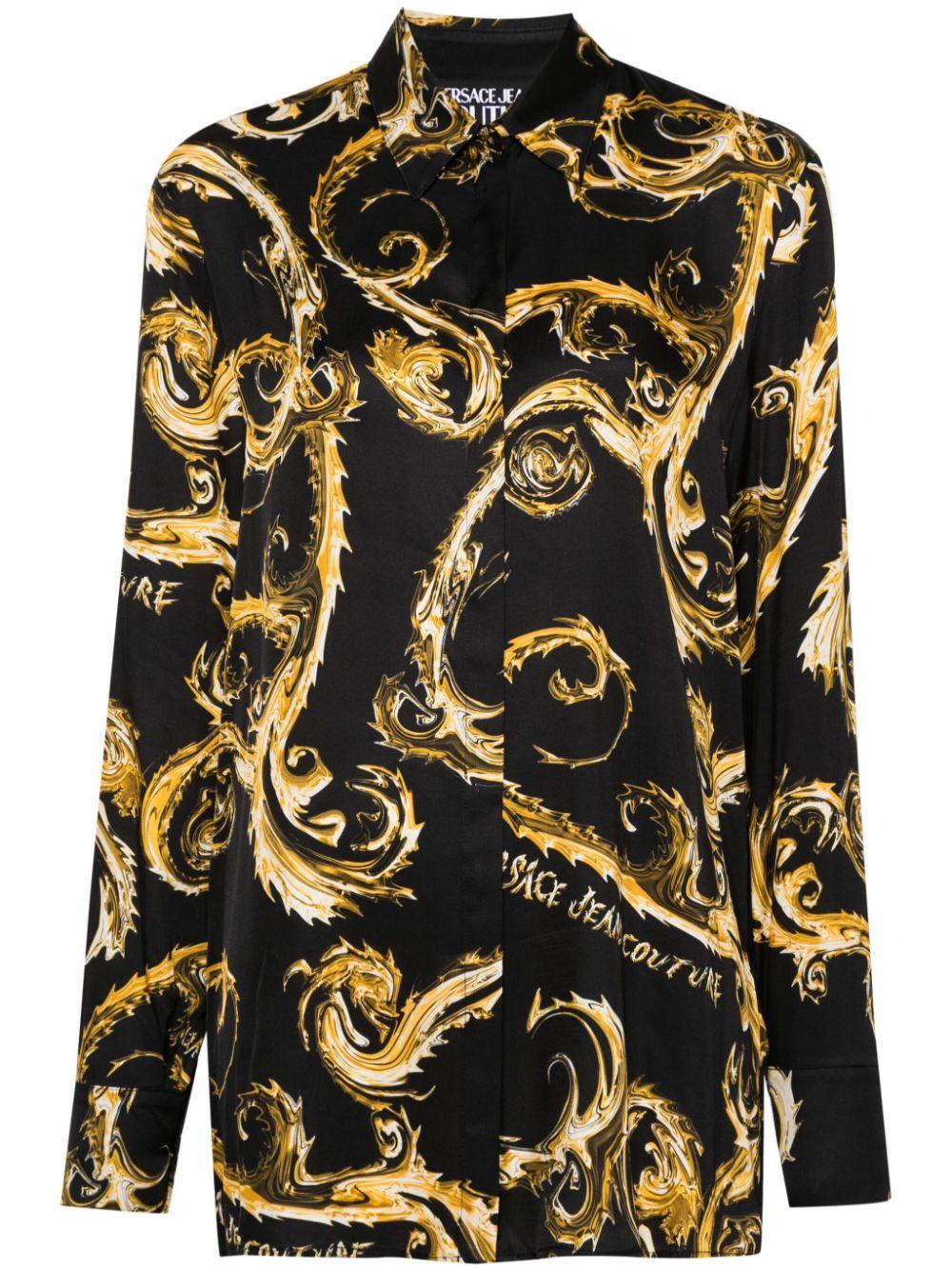 77HAL222NS508 G89 BLACK GOLD VERSACE JEANS COUTURE