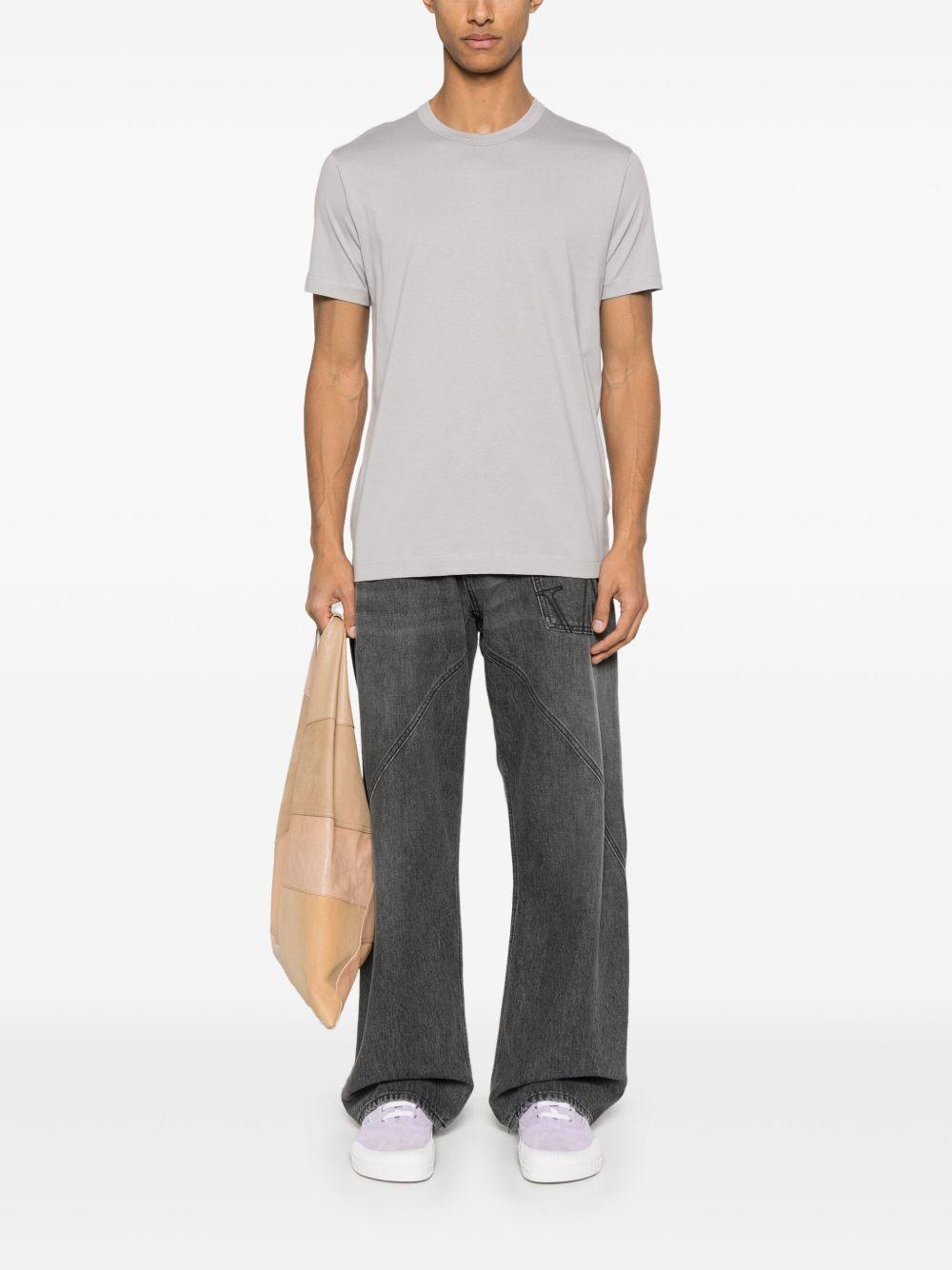 Men's Logo T-Shirt FOT024S25 2 GREY COMME DES GARCONS SHIRT