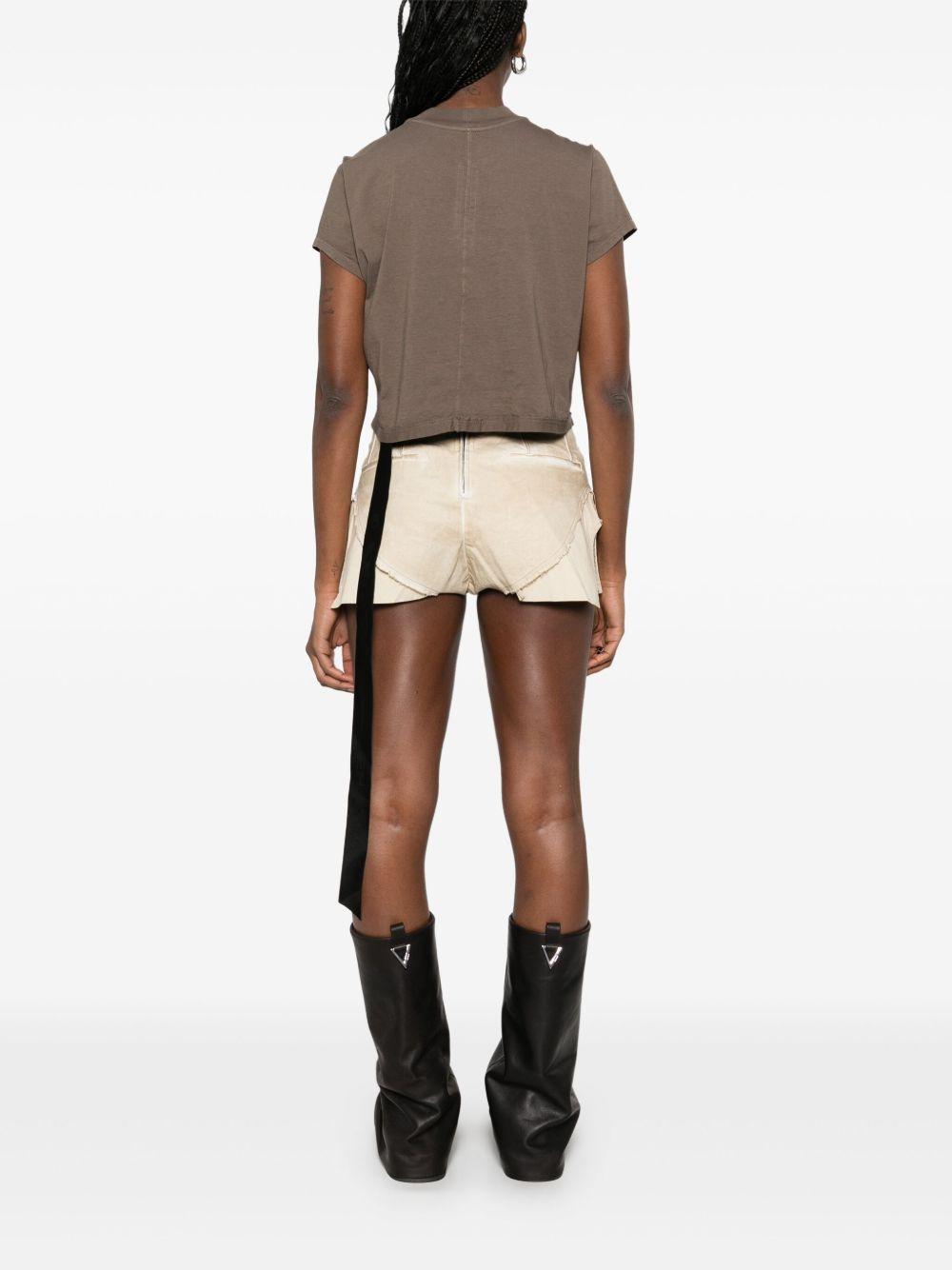 DRKSHDW SS25 Hollywood Cropped Small Level T DS01E3207RN 34 DUST RICK OWENS DRKSHDW