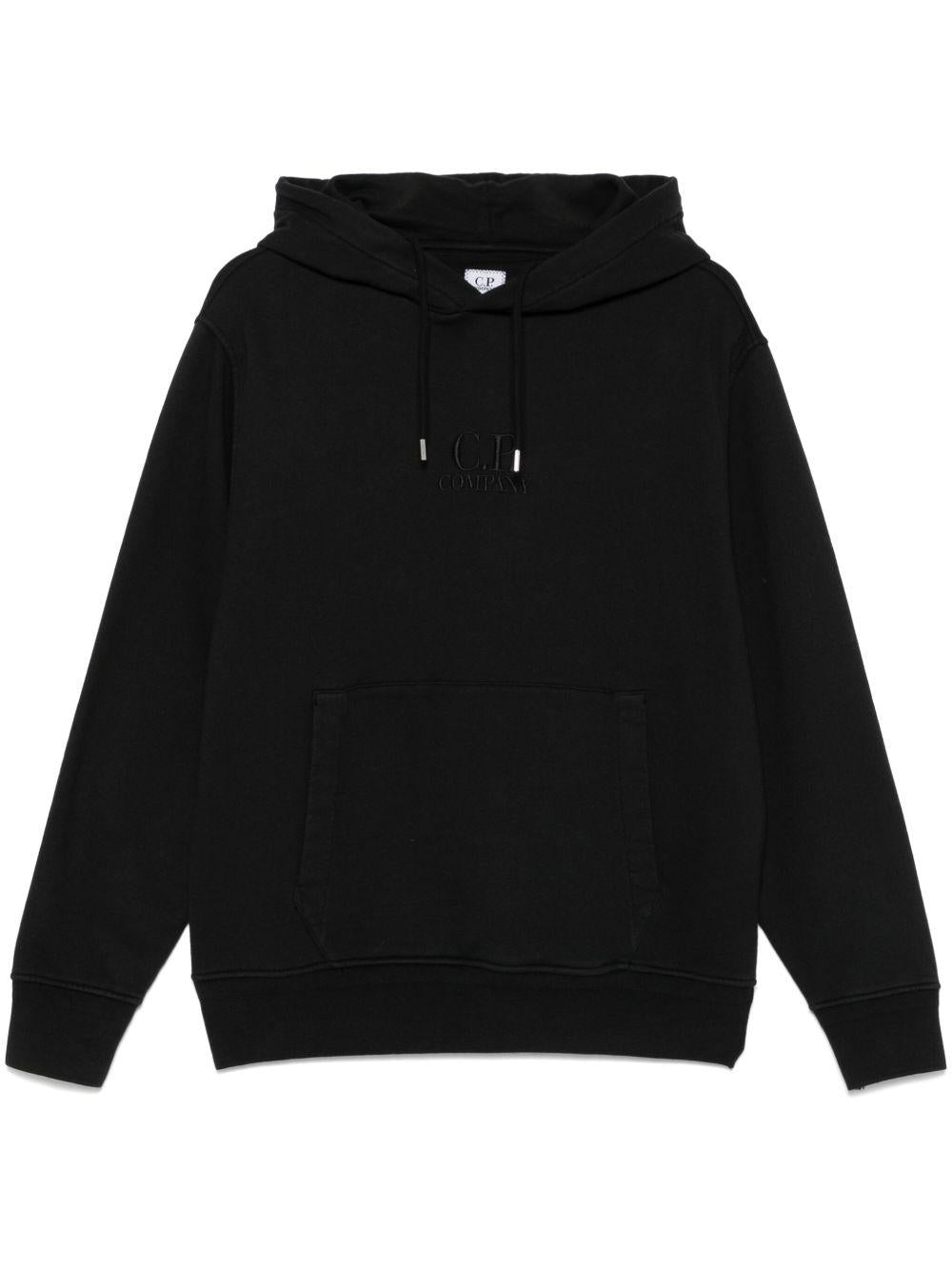 Hoodie 18CMSS099B110044G 999 BLACK CP COMPANY