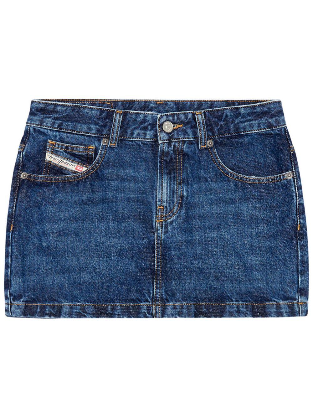 De-Ron Mini Skirt A0493509I27 01 BLUE DIESEL