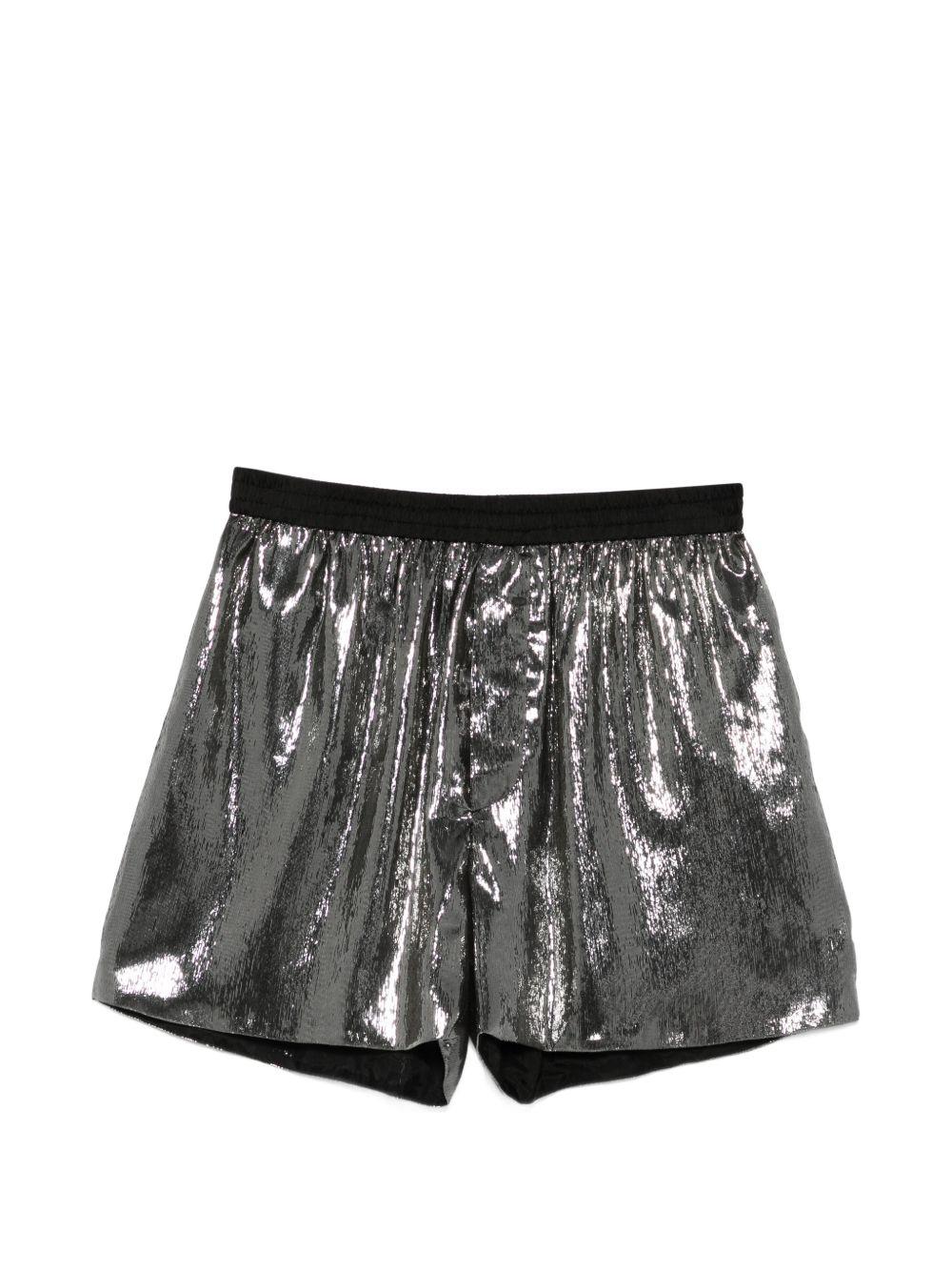 Short N°42 in Lamé Argento SS6N42 LAME ARGENTO SAPIO