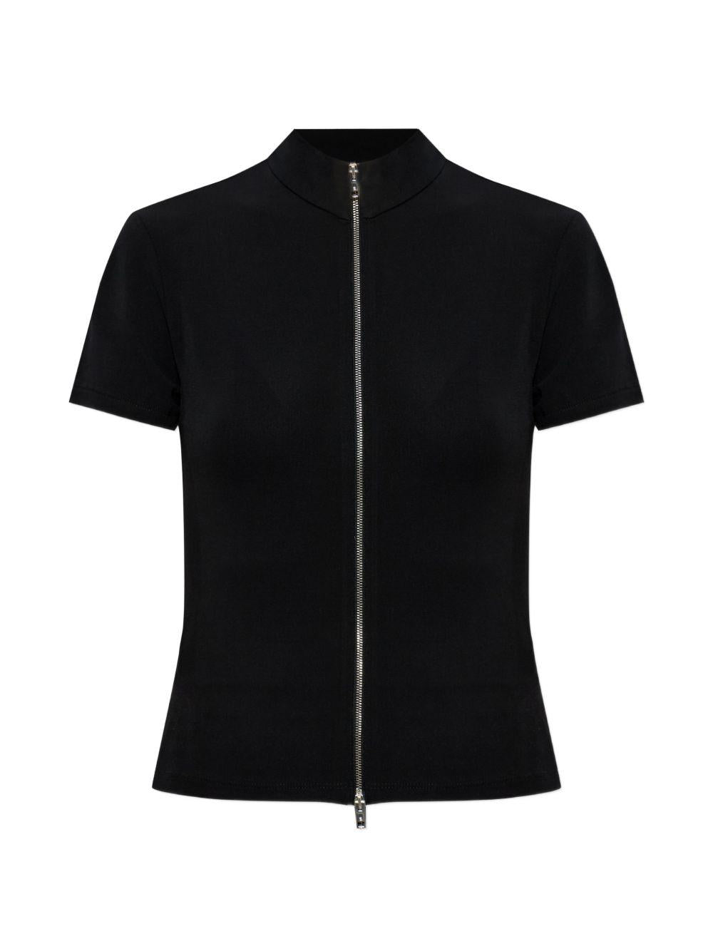Rashguard Top Mock Neck 1CC2261305 001 BLACK ALEXANDER WANG