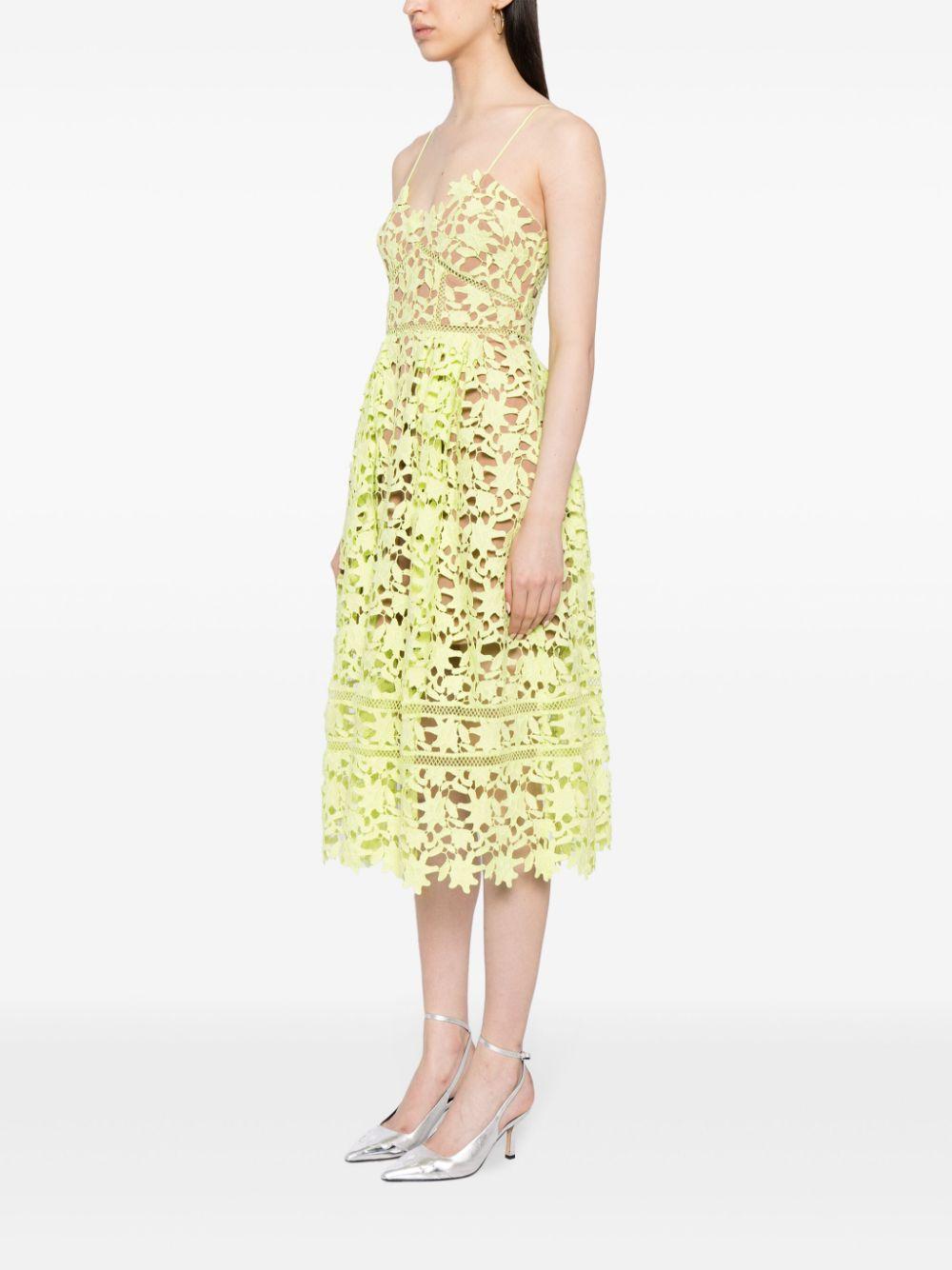 SS24151MG GREEN SELF-PORTRAIT