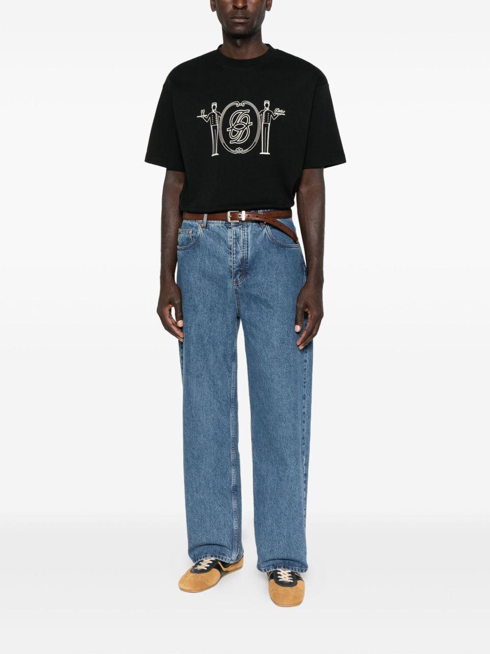 Le T-Shirt Room Service HTS265CO002 BLACK DROLE DE MONSIEUR