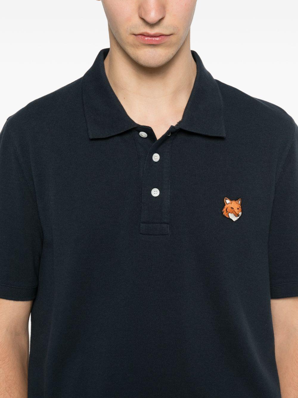 Polo a maniche corte PM00209KP0002 0413 CLASSIC NAVY MAISON KITSUNE