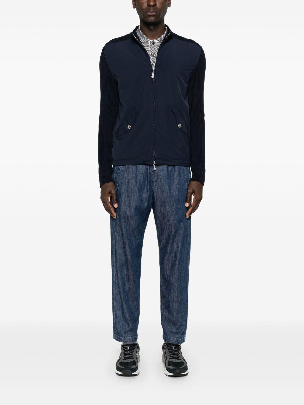 Giacca con inserti K75GBTK38TES0K272 1111 BLUE ELEVENTY