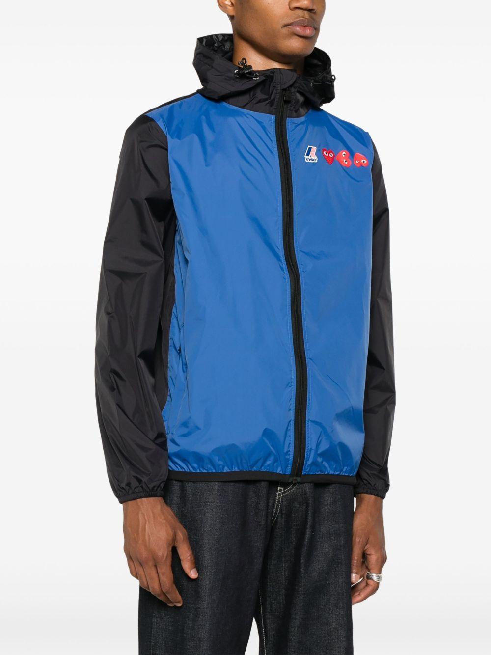 P1J505 2 BLUE BLACK COMME DES GARCONS PLAY