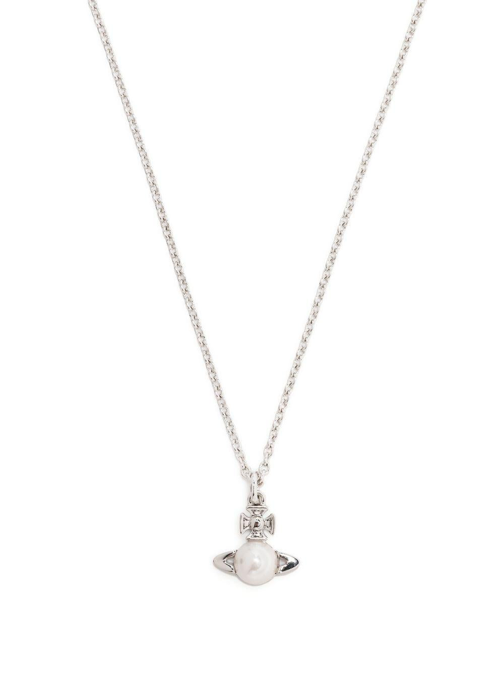 Collana Balbina 6302032302P118CN PLATINUM CREAM VIVIENNE WESTWOOD