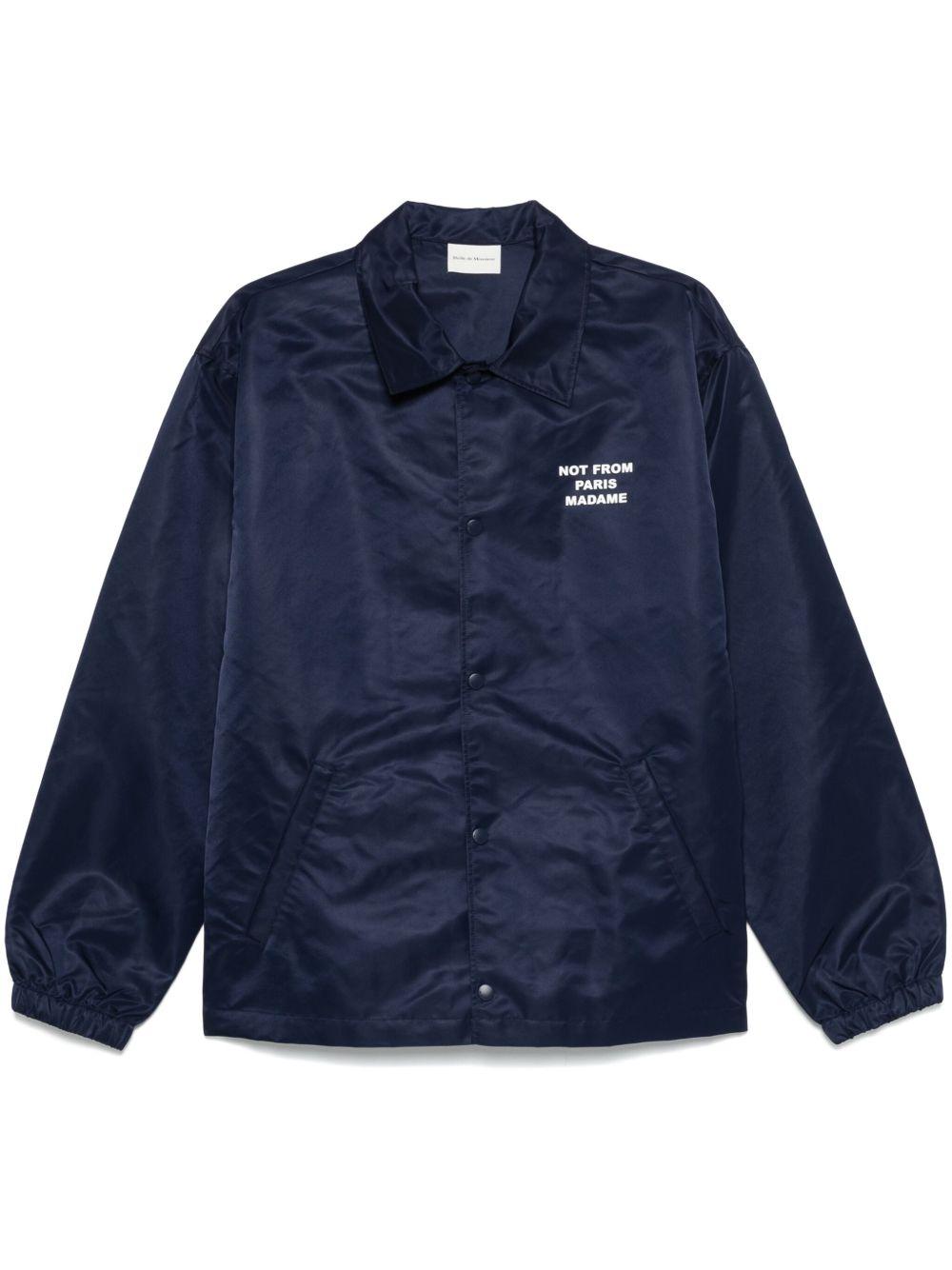 La Veste Slogan PERMJT183PA014 NAVY DROLE DE MONSIEUR