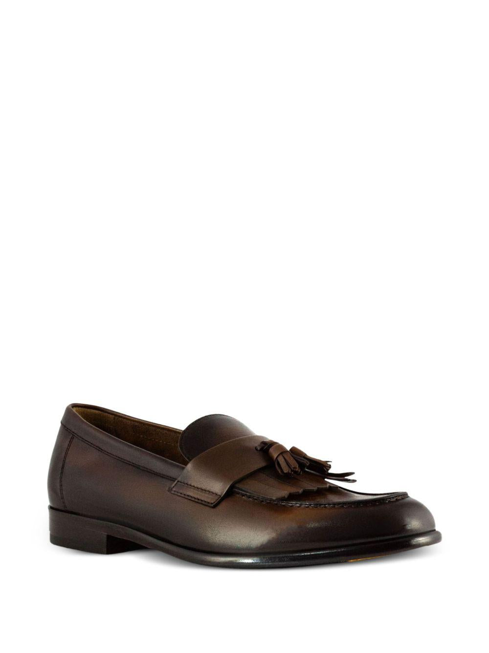 Mocassino con frangia e nappine DU3399STRAUY188MM04 MARRONE DOUCAL`S