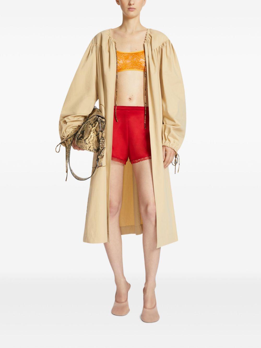 Mini Shorts in seta 2510109111032 352 RED DRIES VAN NOTEN