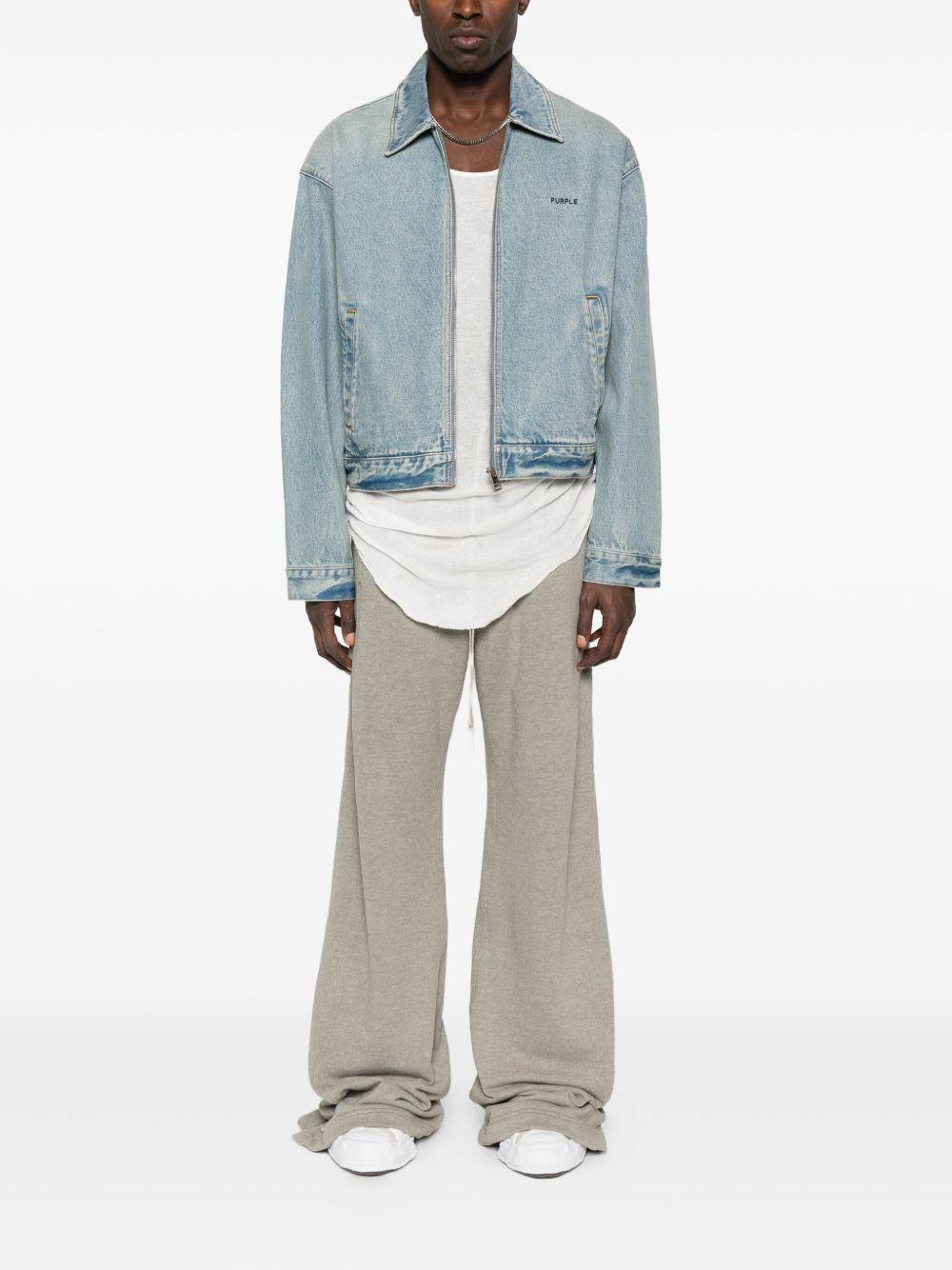 Concordians Pusher Pants DU02E7393FGM 178 MELANGE GREY RICK OWENS DRKSHDW