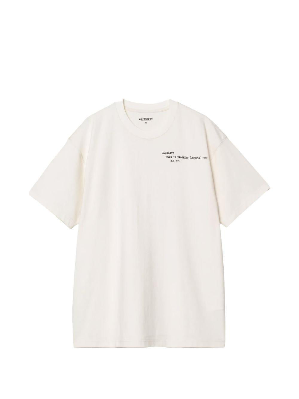 S/S Punched T-Shirt Organic Cotton Single Jersey I036006 D6XX WAX CARHARTT WIP