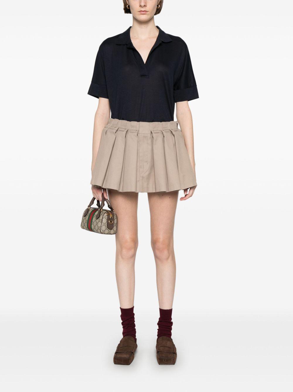 Polo in Glam Knit Effect JPL00113D52056 9200 BLUE NAVY HERNO