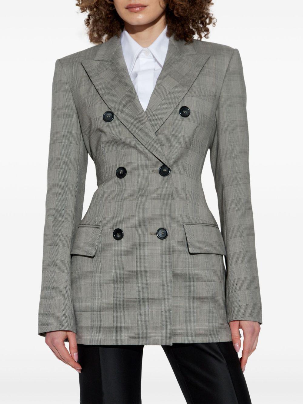 Astro blazer doppiopetto ASTROMM10309 001 BIANCO NERO SPORTMAX