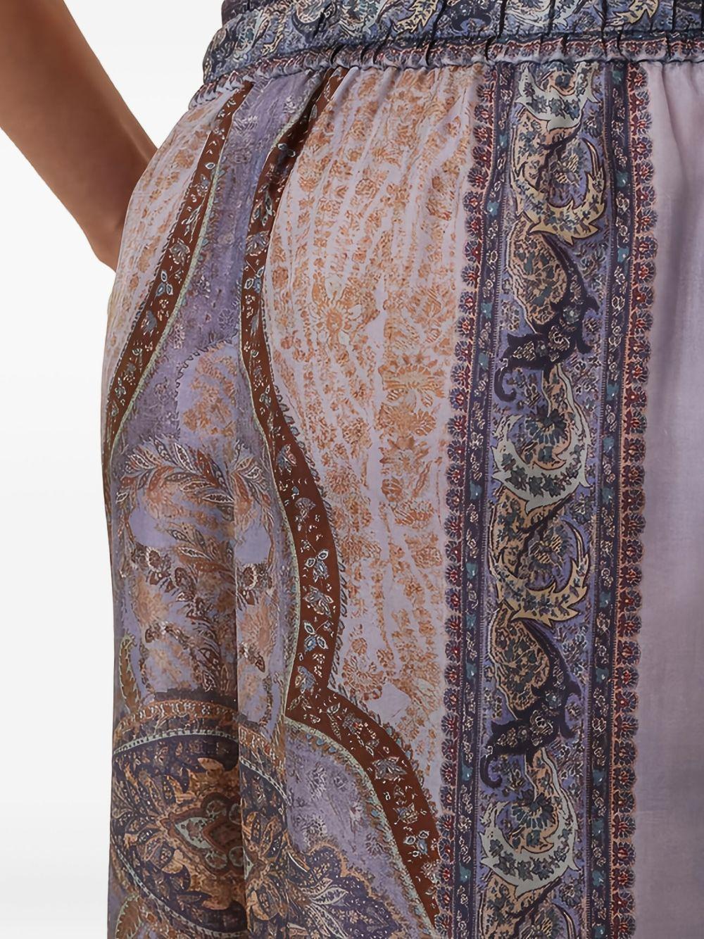Wanderlust Pantaloni Relaxed 5580PRS262 TAPESTRY BLUE ZIMMERMANN