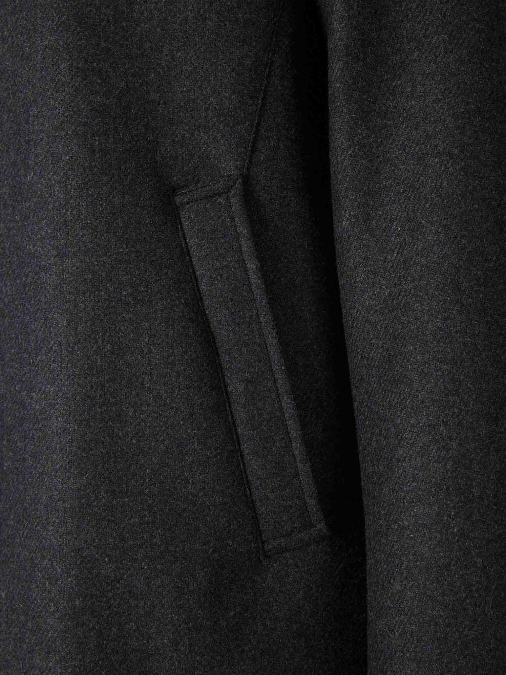 Carcoat in Easy Wool e Light Faux Fur CA000214U33432R 9480 ANTRACITE HERNO