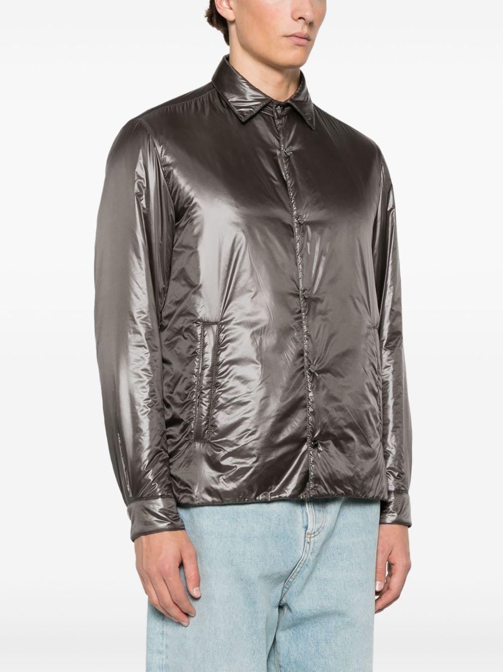 Shacket in Nylon Ultralight GI000490U12017Z 9480 Grigio HERNO