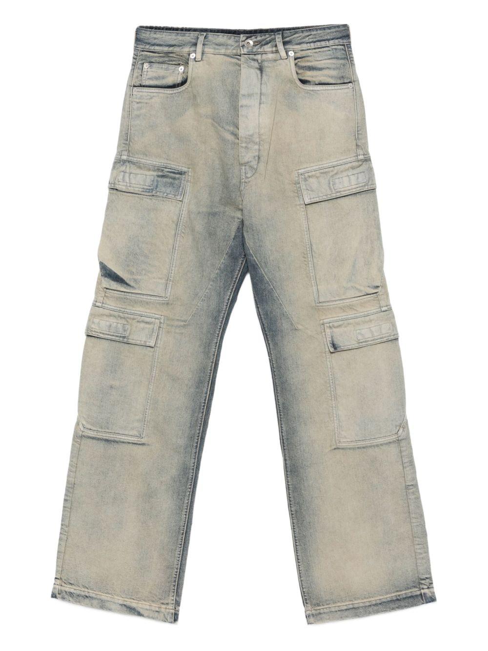 Concordians Double Cargo Jeans DU02E7361DMP 38 MINERAL RICK OWENS DRKSHDW