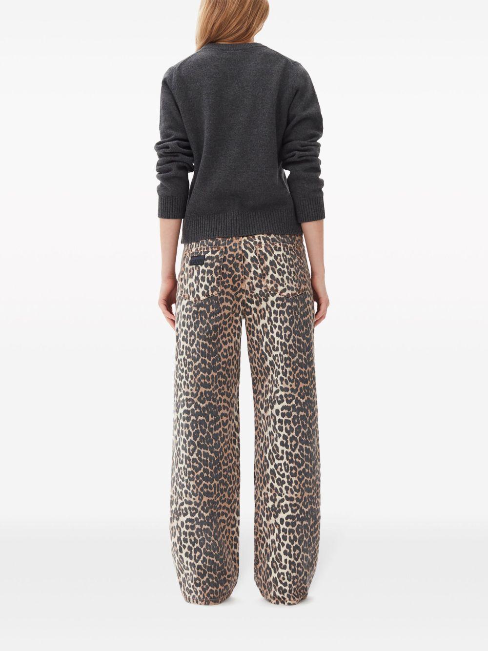 Print Denim Izey J1527 943 LEOPARD GANNI
