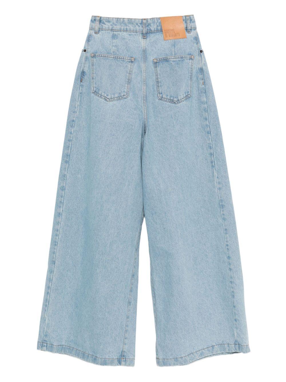 Jeans a gamba ampia 05FWDNP08905353 83 BLUE GIUSEPPE DI MORABITO