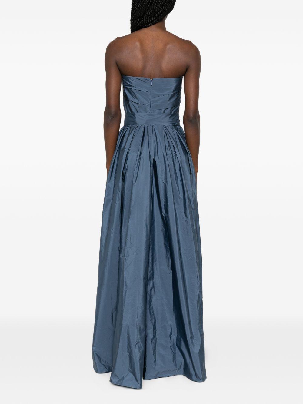 Abito In Taffeta MSEQUINOA 063 BLUE OPALE MAX MARA STUDIO
