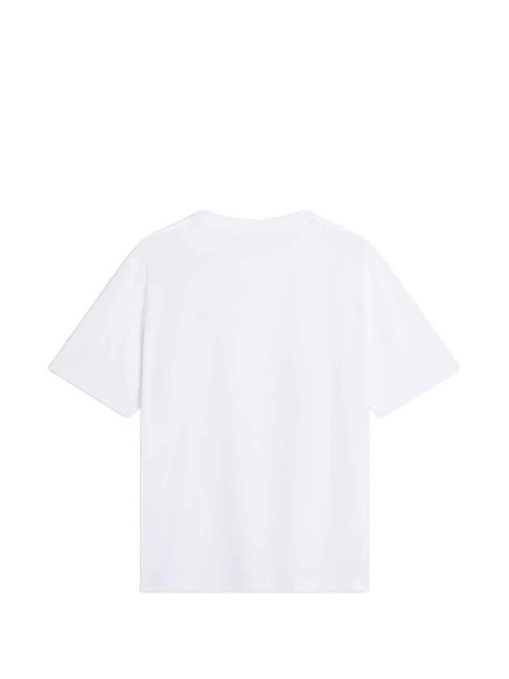 Fox Head Regular Tee-shirt QM00102KJ7026 P100 WHITE MAISON KITSUNE