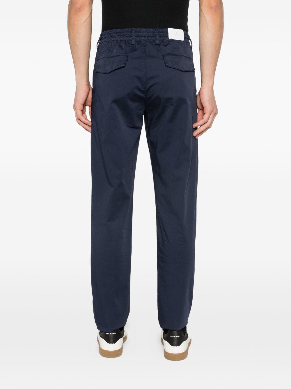 Jogger in cotone stretch tinto in capo M75PANG03TET0K007 11N BLUE ELEVENTY