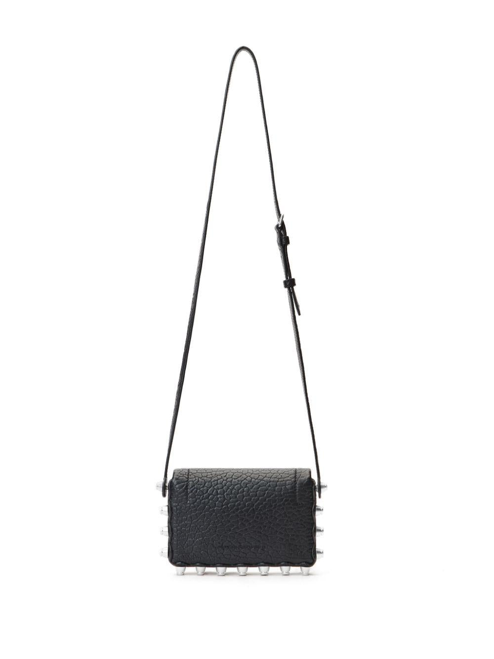Portafoglio Roz in pelle con tracolla 20125X40L 001 BLACK ALEXANDER WANG