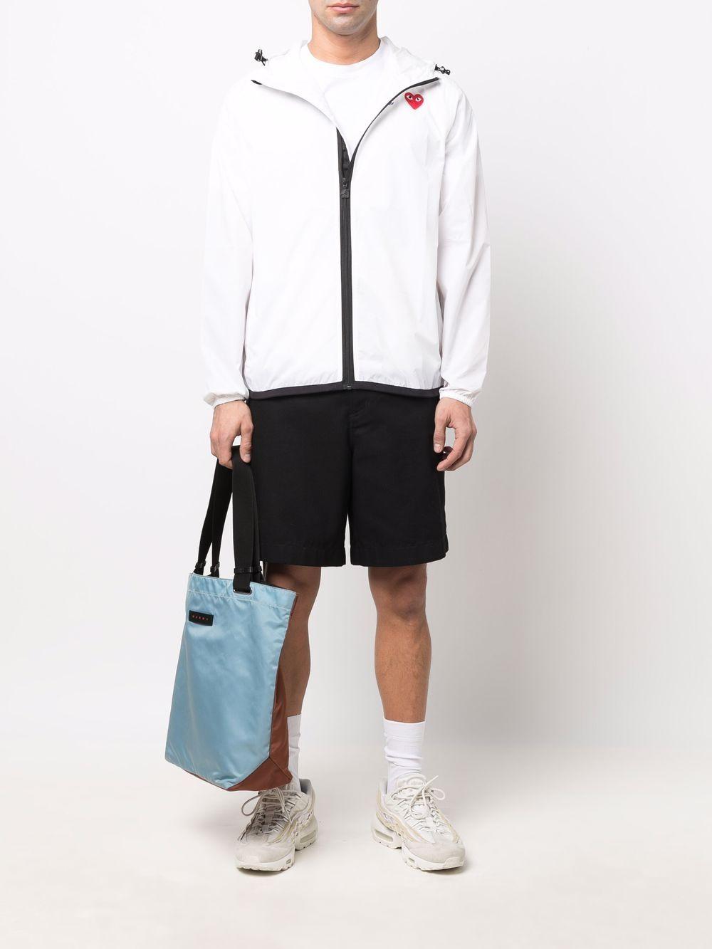 P1J501 3 WHITE COMME DES GARCONS PLAY