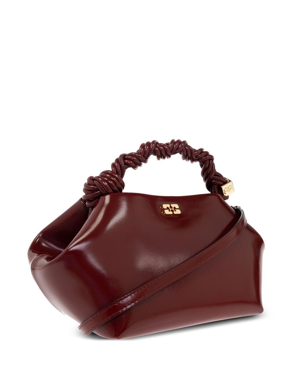 Burgundy Small GANNI Bou Bag A6499 436 BURGUNDY GANNI