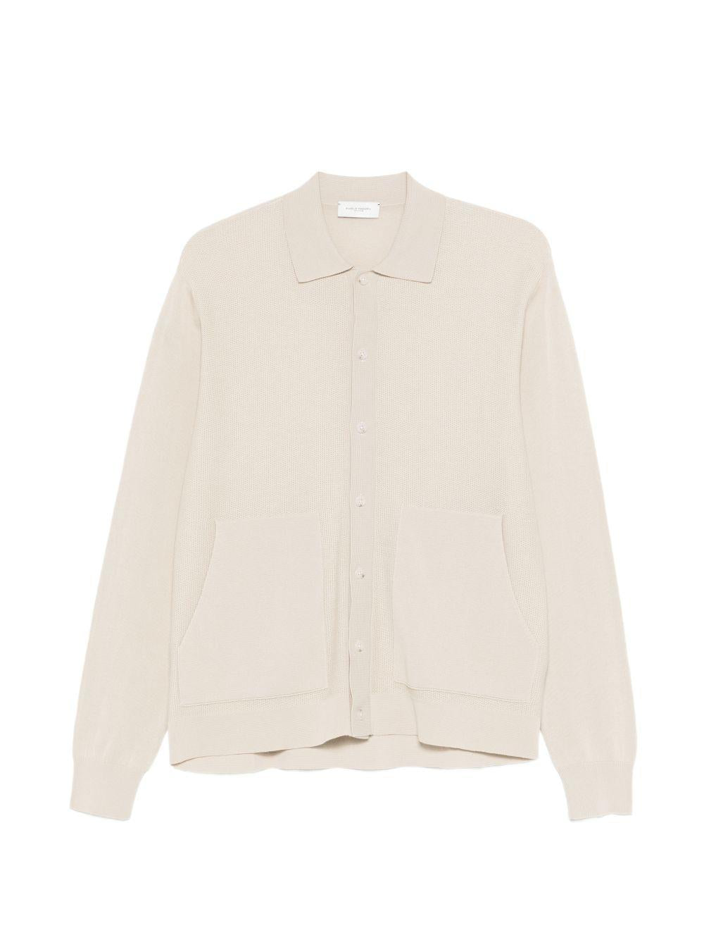 Camicia a maniche lunghe in maglia di cotone A026F300 1420 PAOLO PECORA
