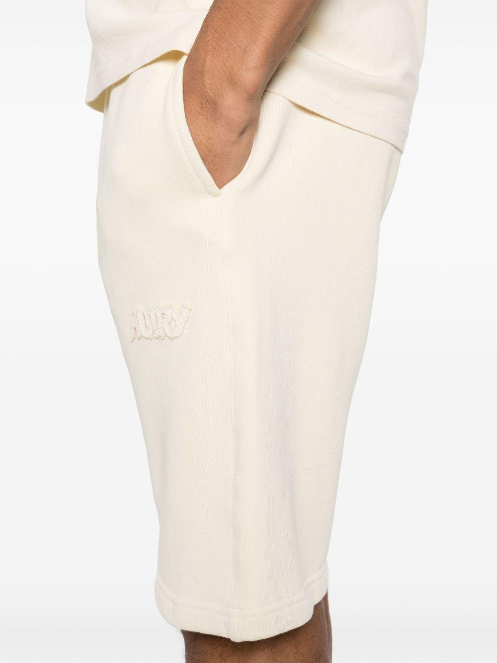 Shorts sportivi con logo SHPM85JS CREAM AUTRY