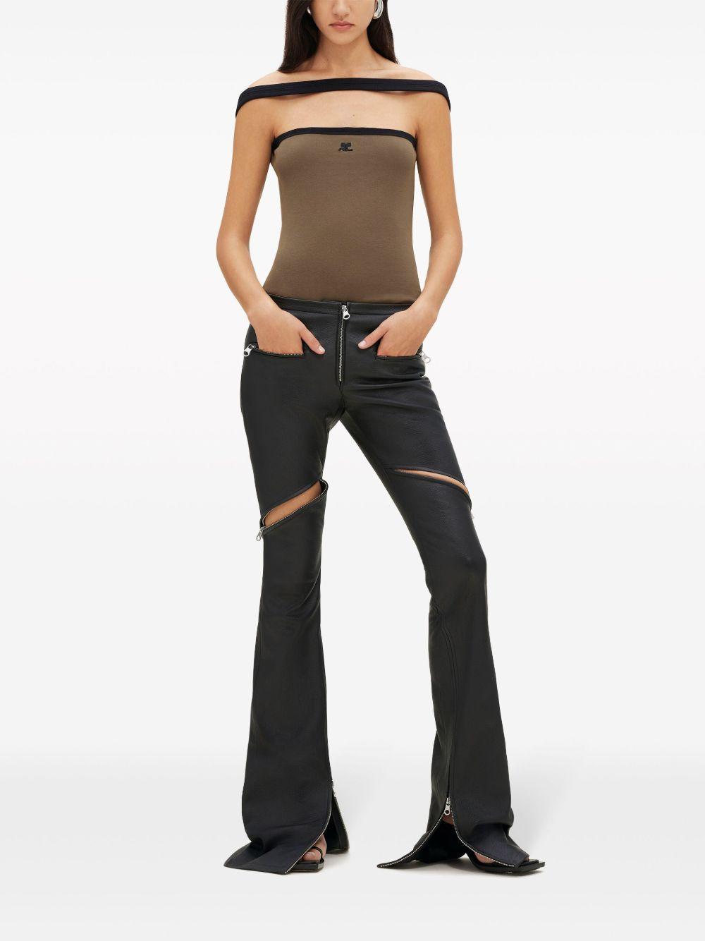 224JTO301JS0070 B133 CAMOUFLAGE GREEN BLACK COURREGES