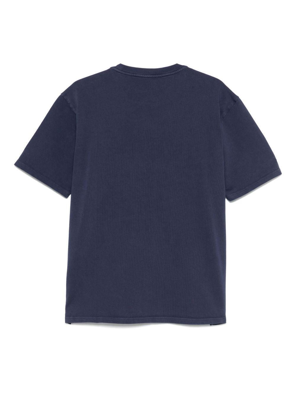 Tone-on-tone logo T-shirt TSPX12OB BLUE AUTRY