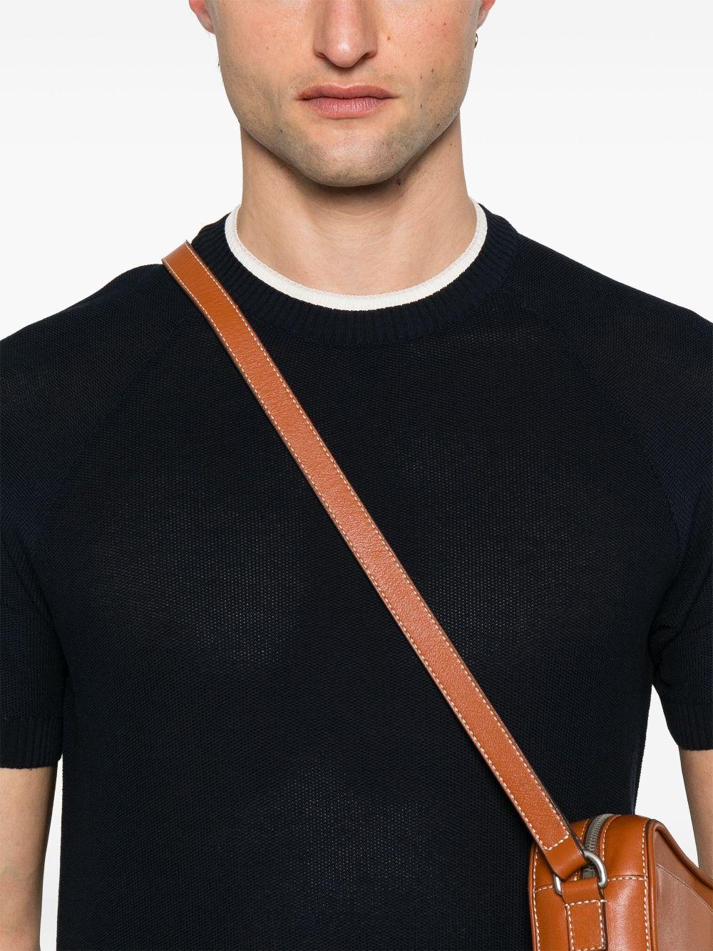 T-shirt con design a strati K76MAGK59MAG0K025 110102 BLUE ELEVENTY