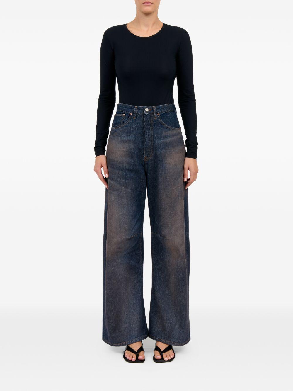 Jeans 5 Tasche in Denim Blu S62LB0218M30055 963 MM6 MAISON MARGIELA