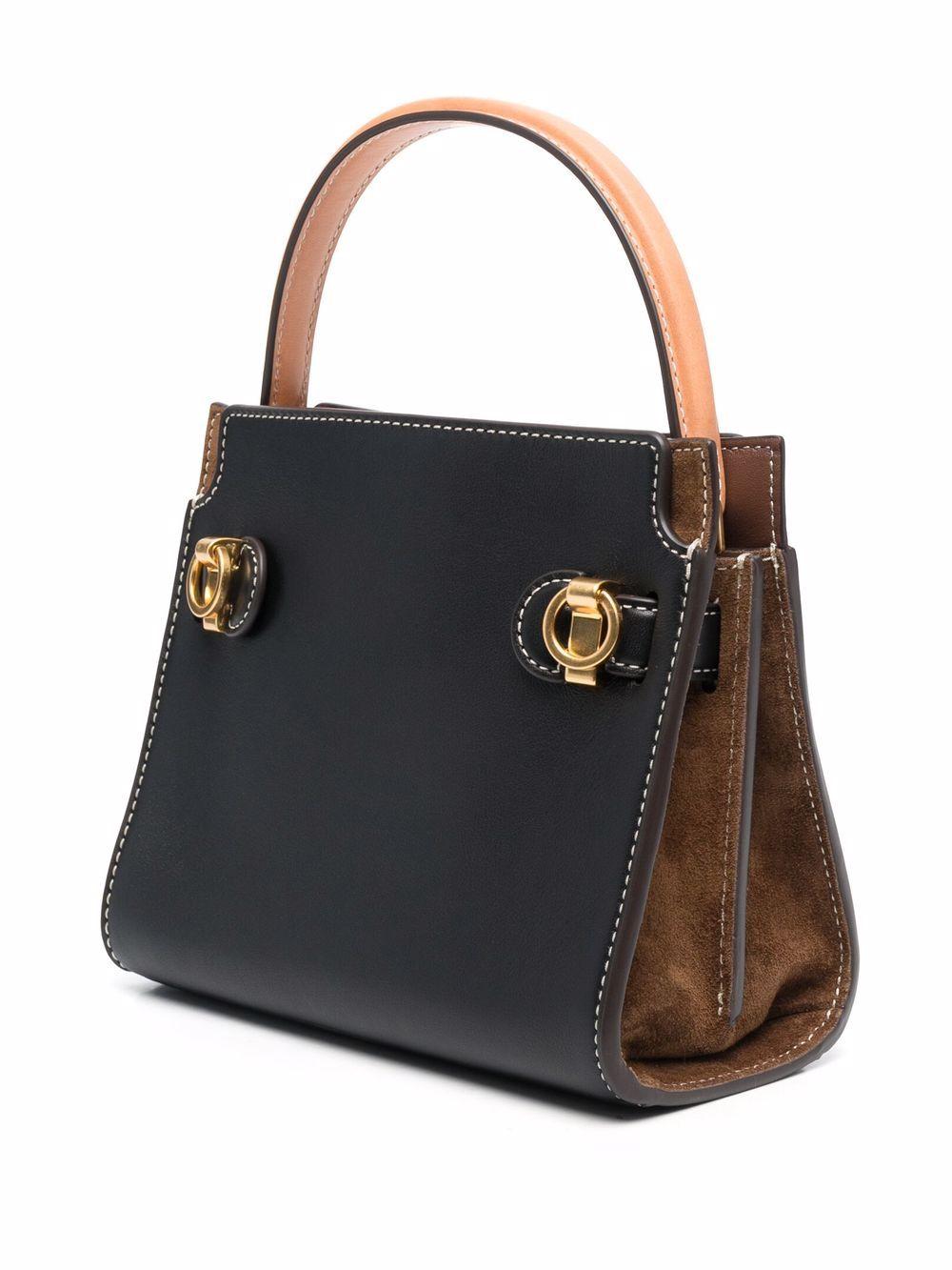 Small Lee Radziwill Double shoulder bag 75662 001 BLACK TORY BURCH