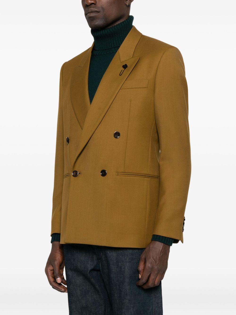 Blazer Doppiopetto con Revers a Lancia AA6906EAAIF65426 350 LARDINI