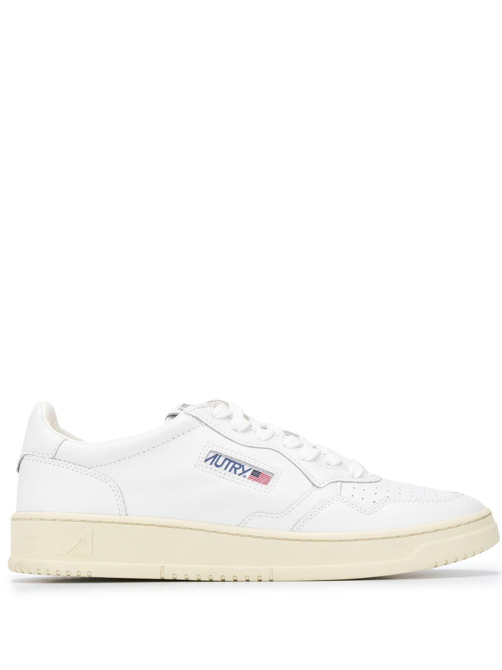 Sneakers Medalist Low in pelle AULMLL15 WHITE AUTRY