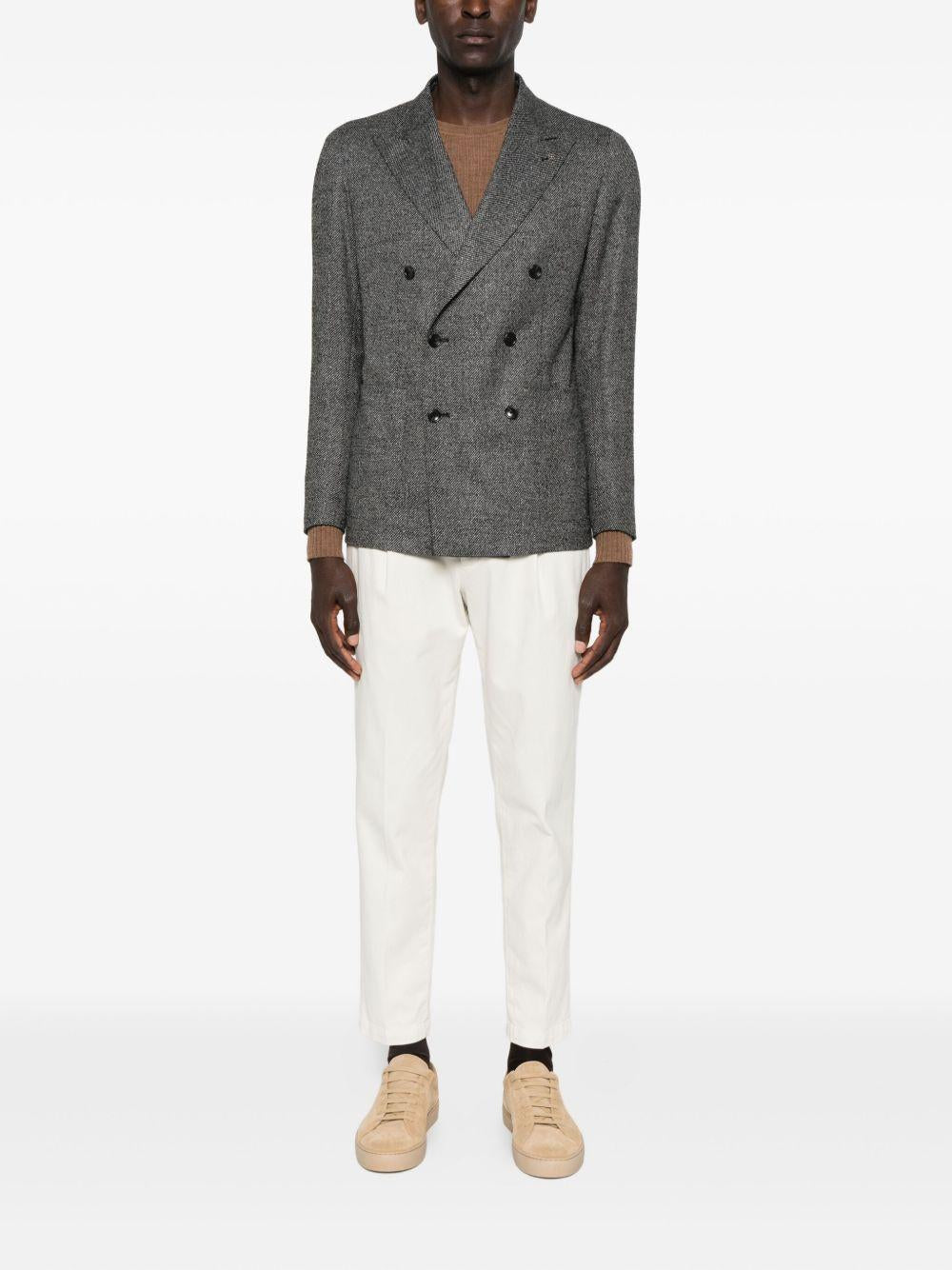 Blazer doppiopetto 1SMC20KAI550008U N3245 NERO DIAGONALE TAGLIATORE