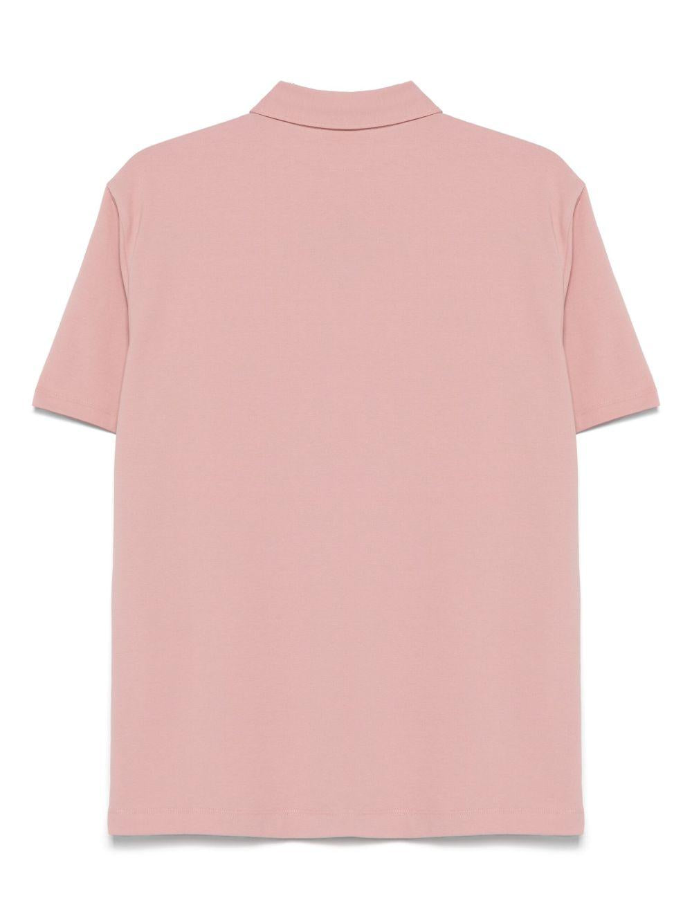 Strech Piquet Three-button Logo Polo 18CMPL165A005263W 520 MISTY ROSE CP COMPANY