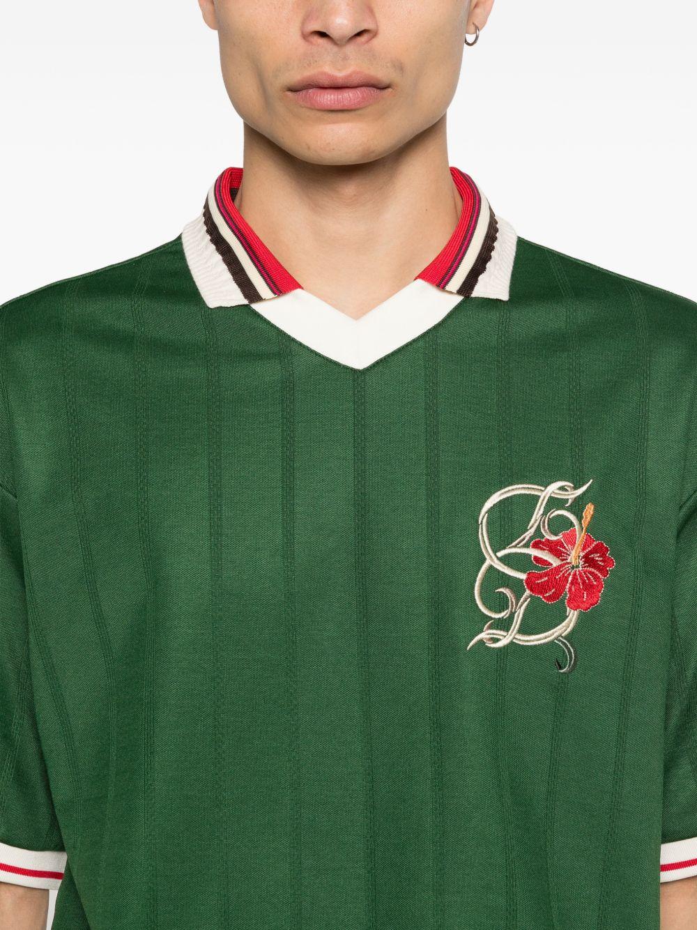 Polo D Hibiscus KPL171PL160 DARK GREEN DROLE DE MONSIEUR