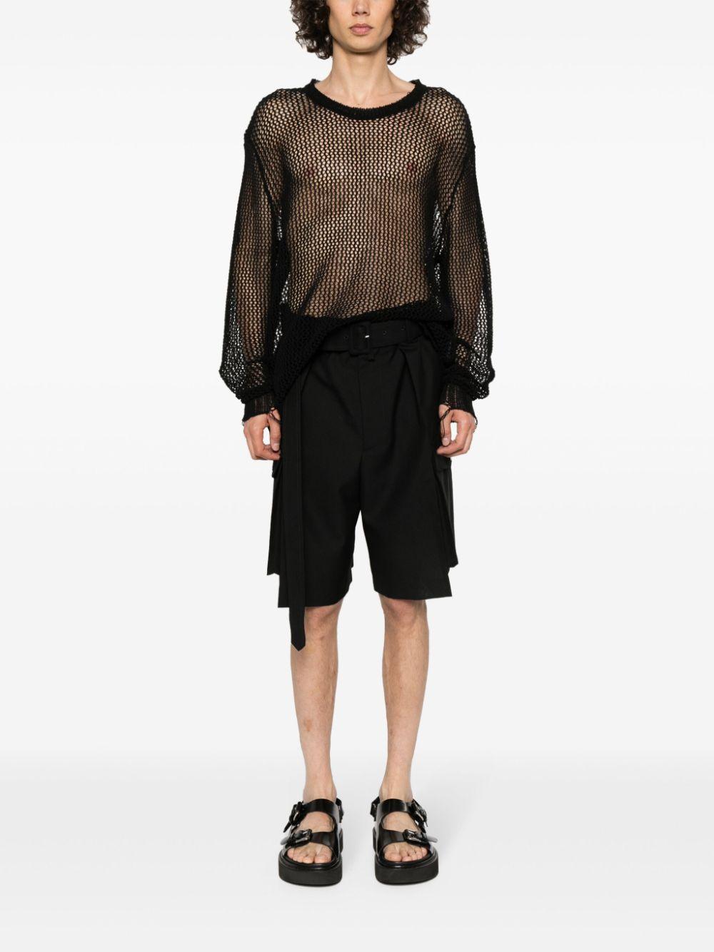 PIERSBISSHORT8218 900 BLACK DRIES VAN NOTEN