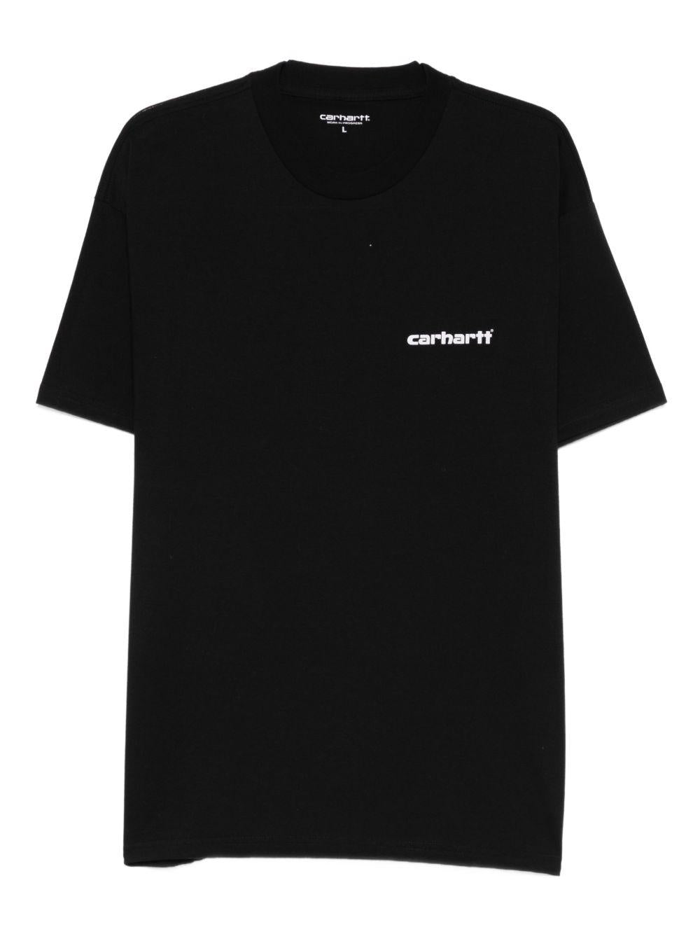 S/S Archive Lines T-Shirt Organic Cotton Single Jersey I036003 89XX BLACK CARHARTT WIP